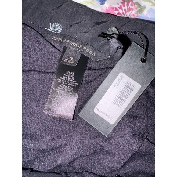 John Varvatos USA Malibu Skull Print Swim Trunks Shorts - Picture 6 of 8